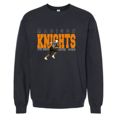 The Grind Never Stops  - Softstyle® Crewneck Sweatshirt Thumbnail