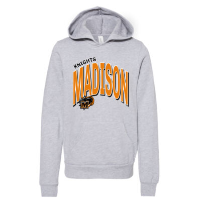 Arched Madison  - Youth Sponge Fleece Hoodie Thumbnail