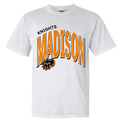 Arched Madison  - Garment Dyed Heavyweight Ringspun Short Sleeve Shirt Thumbnail