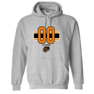 Number & Name  - Heavy Blend Hooded Sweatshirt Thumbnail