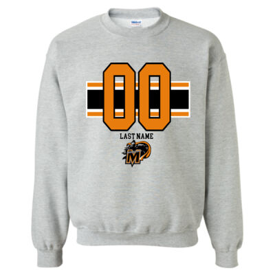 Number & Name  - Heavy Blend Crewneck Sweatshirt Thumbnail