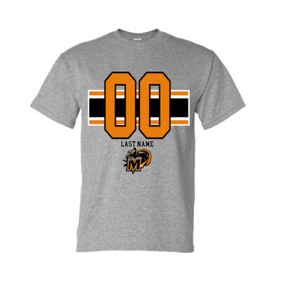 Number & Name  - DryBlend 50/50 T-Shirt Thumbnail