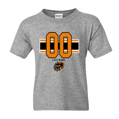 Number & Name  - DryBlend Youth 50/50 T-Shirt Thumbnail