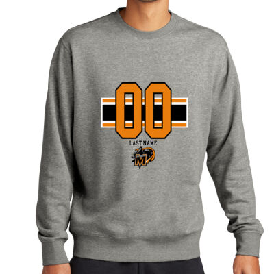 Number & Name  - Club Fleece Sleeve Swoosh Crew Thumbnail