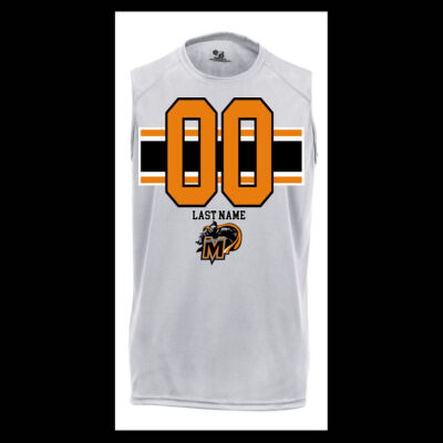 Number & Name  - Men's B-Core Sleeveless T-Shirt Thumbnail