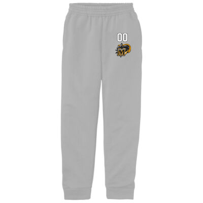 M Logo &Number - Youth Core Fleece Jogger Thumbnail