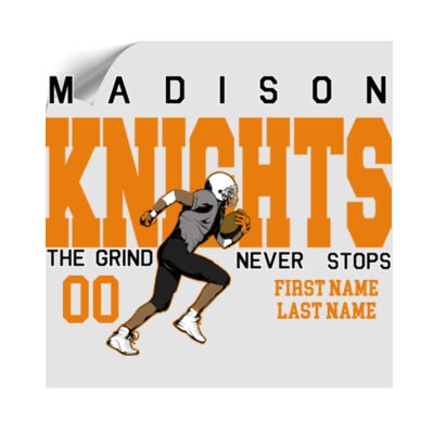 The Grind Never Stops  - Handheld UV DTF Sticker -  Cup/Phone Size Thumbnail